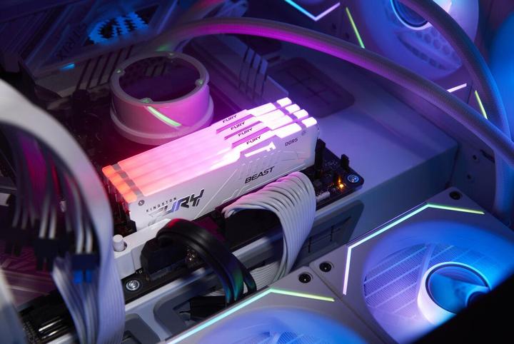 Actual product image Kingston FURY Beast RGB (2 x 16GB, 6000 MHz, DDR5-RAM, DIMM)