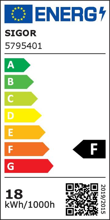 Energy Label Sigor FLED Downlight (1400 lm)