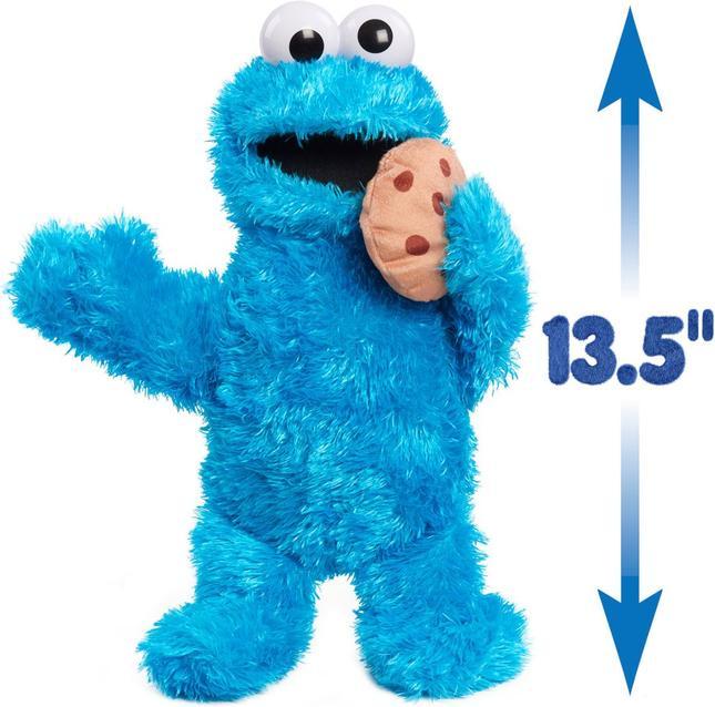 Actual product image Just Play Sesame Street Tickle me Crumbs Moster plush figure (33 cm) (11.80 cm)