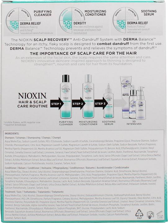 Produktbild Nioxin SCALP RECOVERY LOT 3 pz
