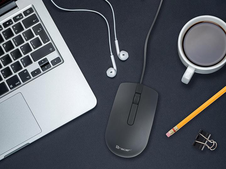Actual product image Tracer 47433 Wireless Optical Mouse Offi Black (Cable)