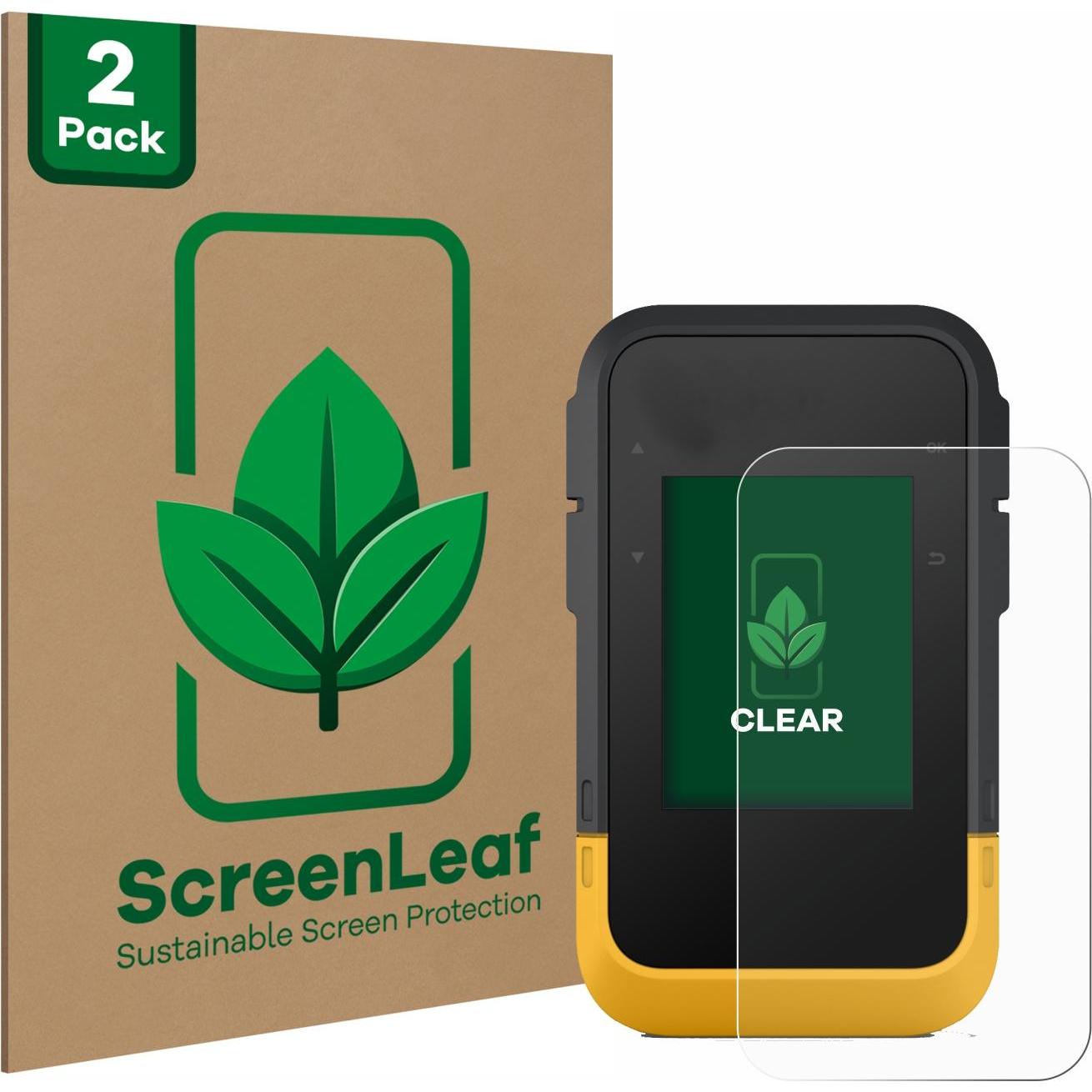 ScreenLeaf, Fahrzeug Navigation Zubehör, Schutzfolie nachhaltiger Displayschutz Displayschutzfolie Folie Klar Transparen...