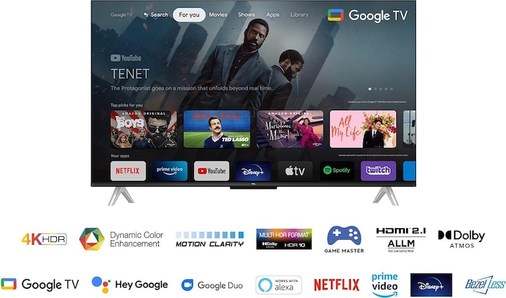 Actual product image TCL 43P638 (43", LED, 4K, 2022)