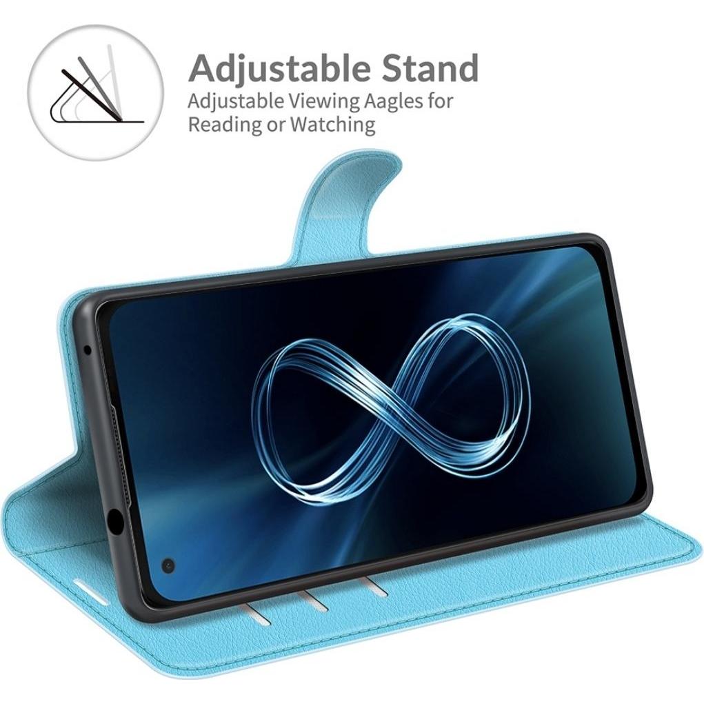 Thumbnail - Screenguard Asus Zenfone 8 Leather Guard Lederhülle (Asus Zenfone 8), Smartphone Hülle, Blau