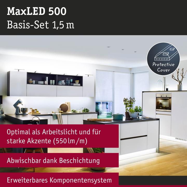 Produktbild Paulmann MaxLED 500 Stripe Set (Kaltweiss, 150 cm, Indoor)