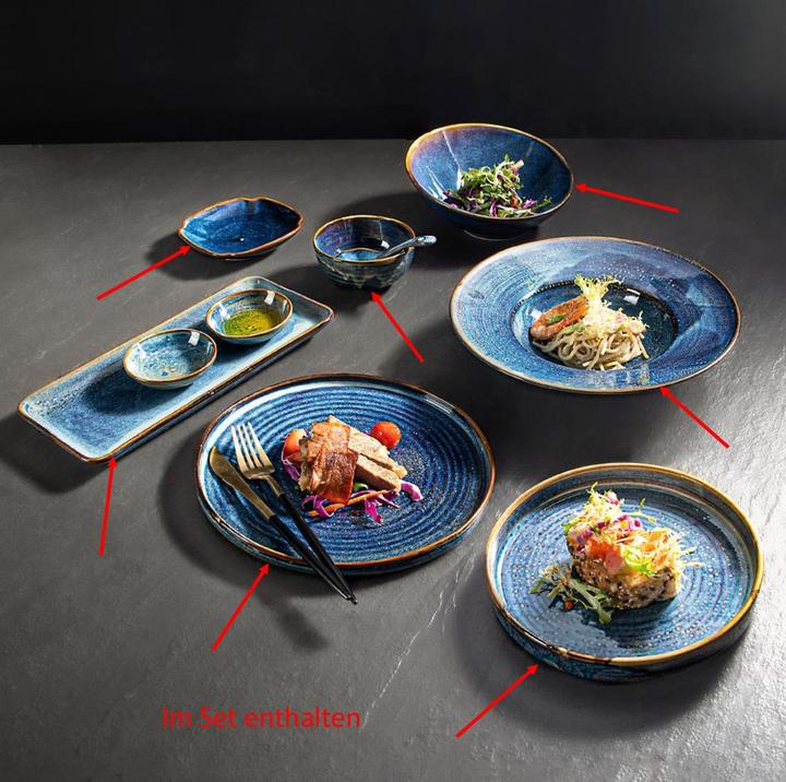 Actual product image Spa Solutions Mykonos crockery set incl. sauce set (30 pcs.)