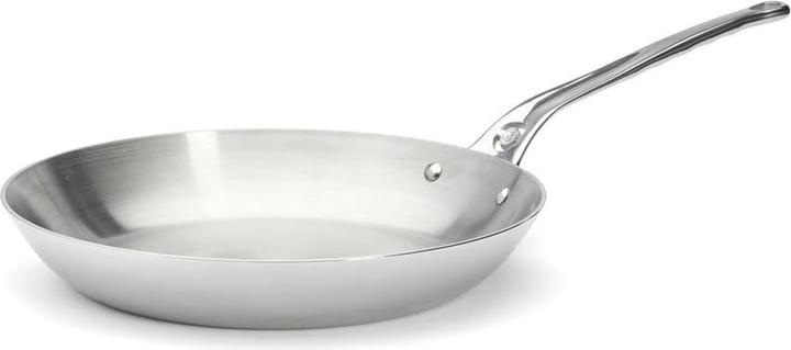 Actual product image de Buyer AFFINITY Frying pan uncoated Ø 32cm, Induction (32 cm, Frying pan, Stainless steel)