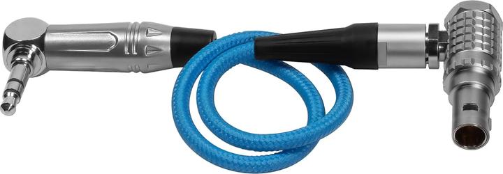 Actual product image Kondor Blue 10" LEMO 5 Pin to 3.5mm Right Angle Time Code Cable for ARRI Alexa (0.25 m)