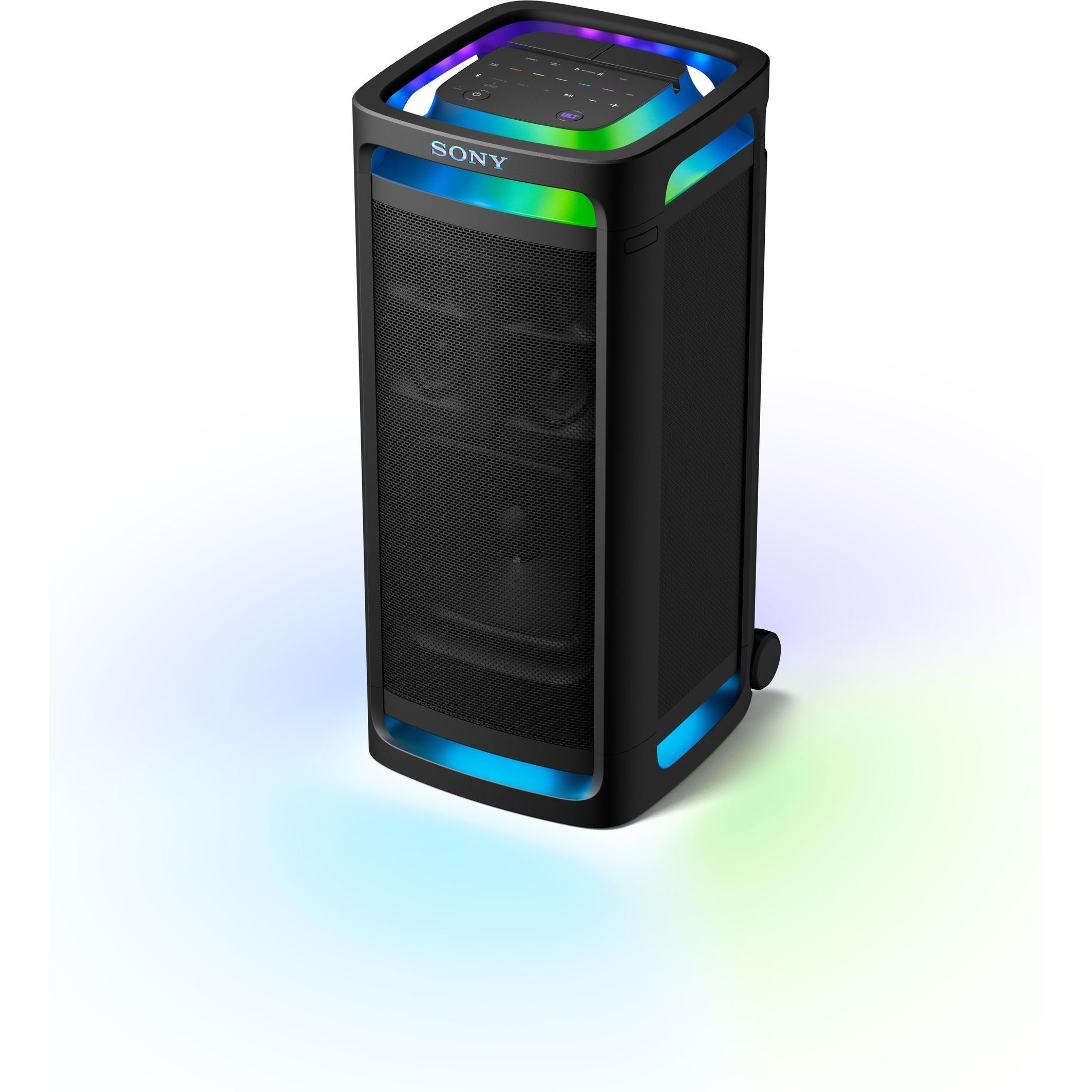 Sony ULT Tower 9 (Netzbetrieb), Bluetooth Lautsprecher, Schwarz