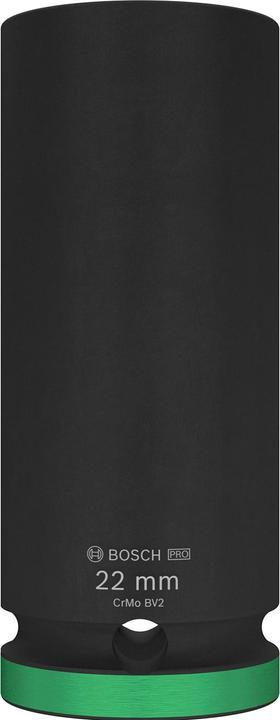 Produktbild Bosch Professional Zubehör PRO Impact Steckschlüsseleinsatz, 1/2", 22 mm, tief (22 mm)