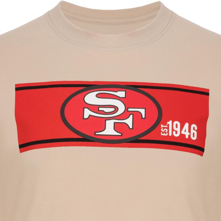 Produktbild New Era Shirt - NFL SIDELINE San Francisco 49ers stone - XXL (XXL)