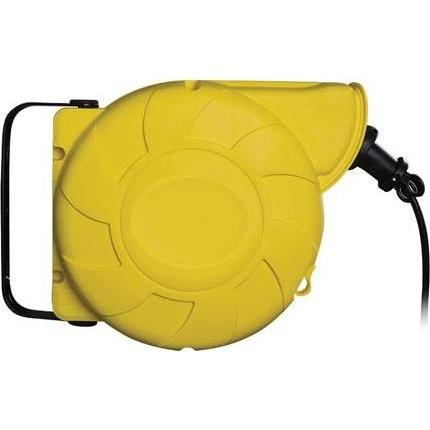 Thumbnail - Velleman, Kabelrolle, AUTOMATIK-KABELTROMMEL - WANDMONTAGE - 13 + 2 m - SCHUKO (13 m, 3.15 mm²)