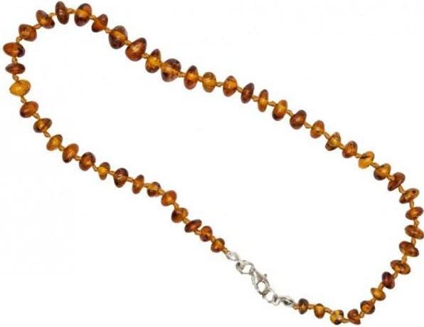 Image du produit Mainardi Collier d'ambre naturel 32cm Split fermoir en argent