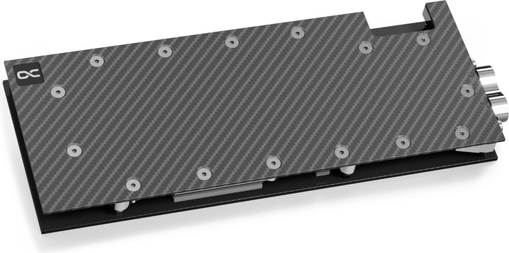 Actual product image Alphacool ES GPX-A Radeon RX 6800/XT/6900 Reference Copper/Carbon with Backplate