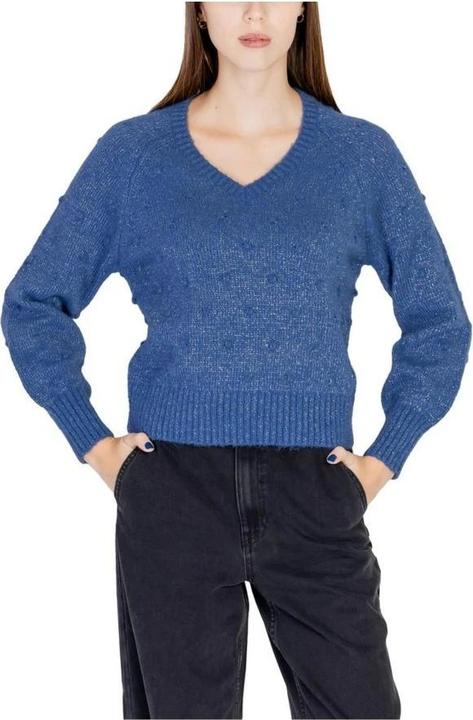 Immagine prodotto Vila Top a Manica Lunga con Scollo a V e Glitter Maglia (S)