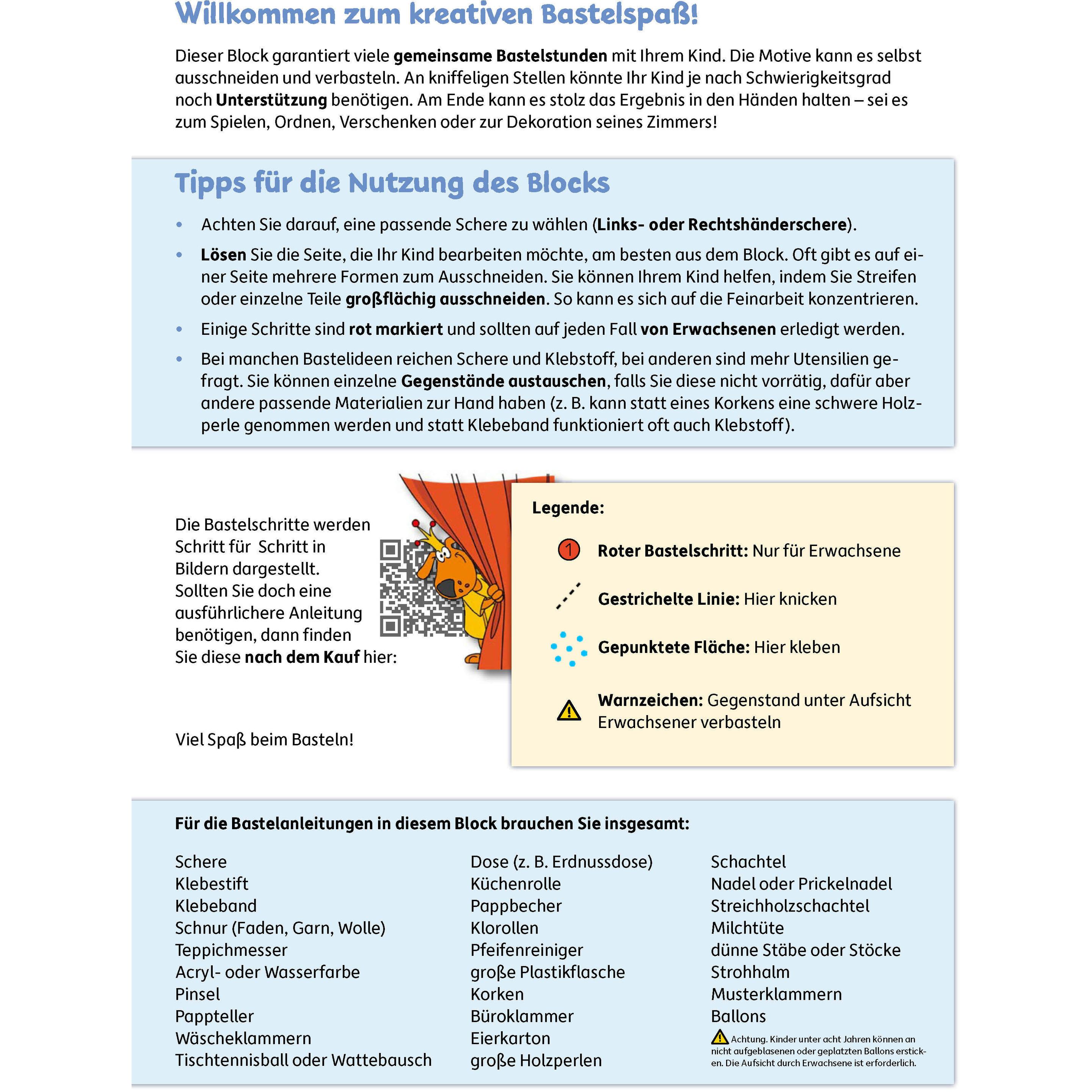 Thumbnail - Hauschka Schulz:Lass uns basteln - Bastelbuch ab