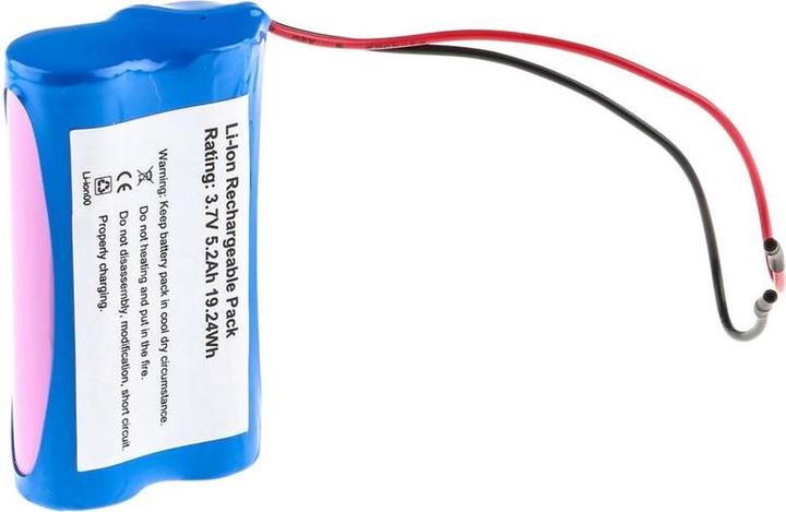 Produktbild RS PRO 18650 3.7V 5200 mAh 1S2P (3.70 V, 5200 mAh)