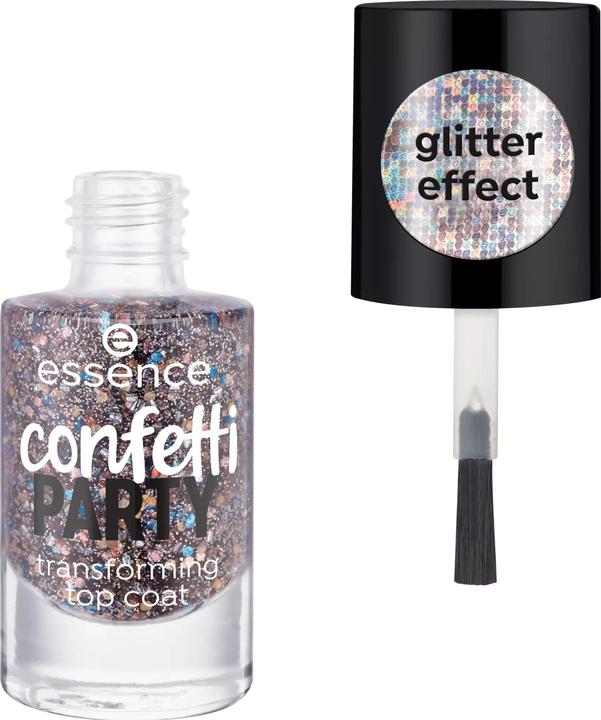 Actual product image essence Confetti Party (Multicoloured, Top coat)
