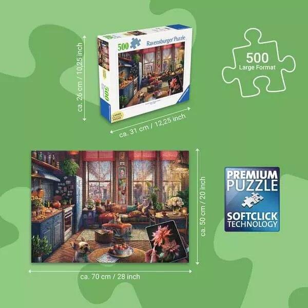 Produktbild Ravensburger Puzzle Cosy Boho Studio, 500 Teile. (500 Teile)