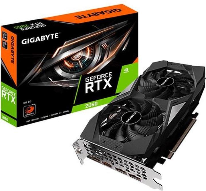 Actual product image Gigabyte GeForce RTX 2060 D6 6G (6 GB)