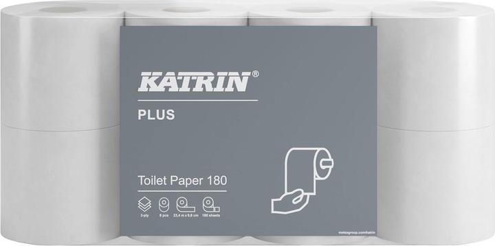 Actual product image Katrin Toilet paper PLUS 3-ply, 56 rolls (56 pcs.)