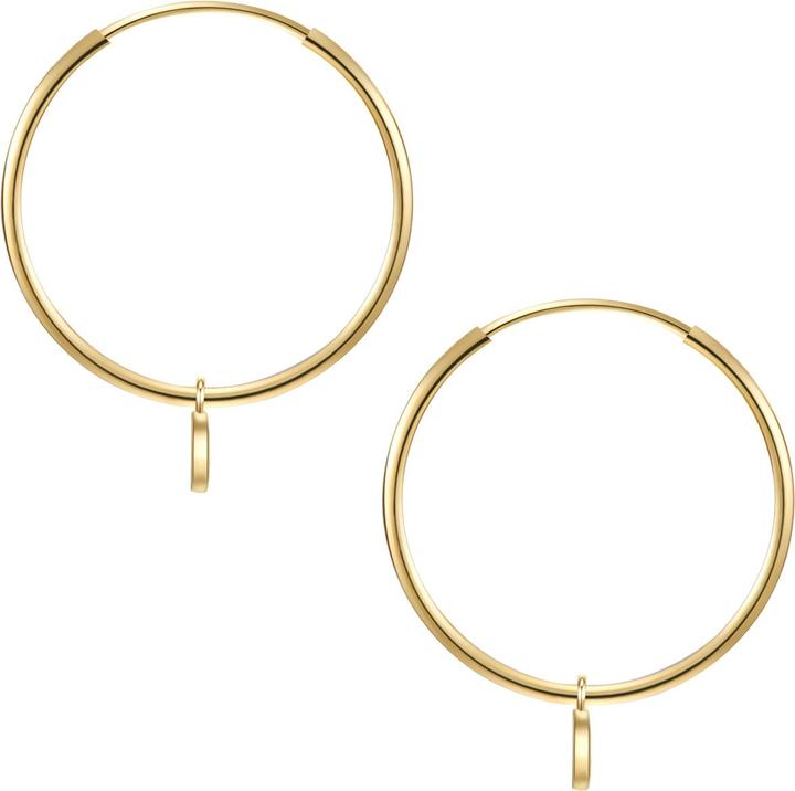 Produktbild Glanzstücke München Damen Kreis Sterling Silber gelbgold - 31446 (Sterling Silber 925/000)