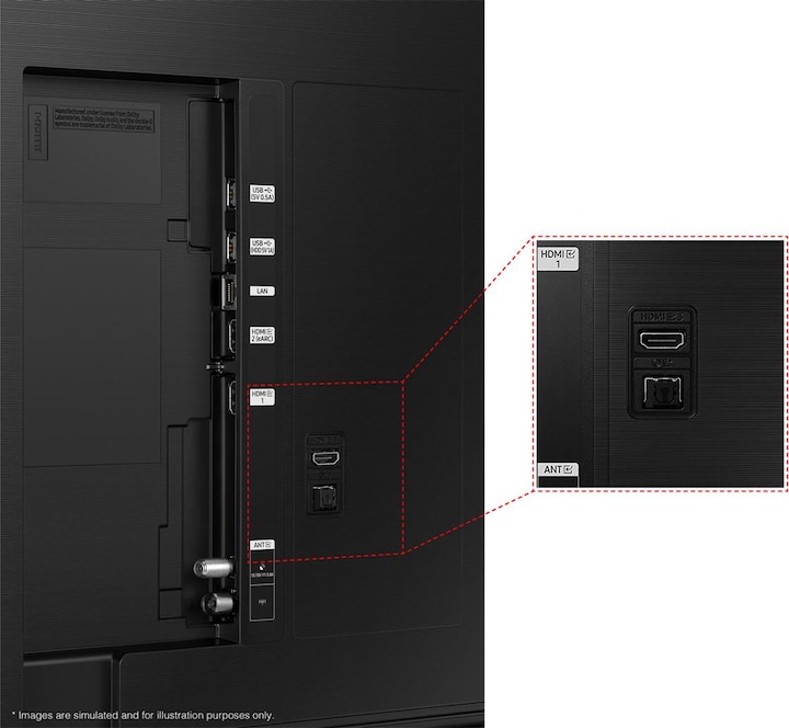 Actual product image Samsung QE75Q60D (75", Q60D, QLED, 4K, 2024)