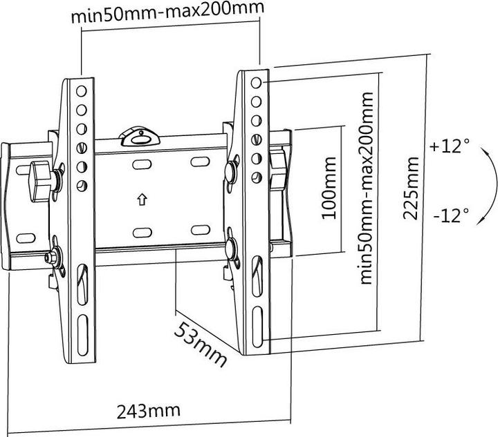 Produktbild Reflecta PLANO Slim 42-2040T (Wand, 42", 30 kg)