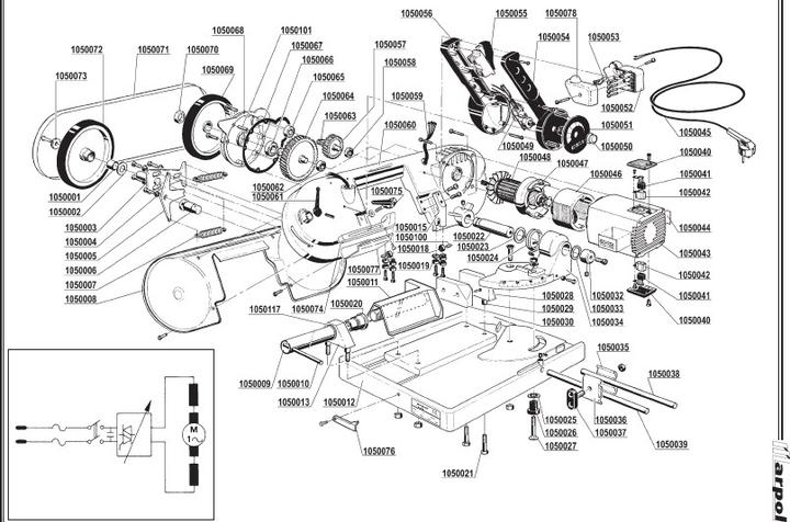 Actual product image Marpol Metal band saw 95 (Wood band saw)