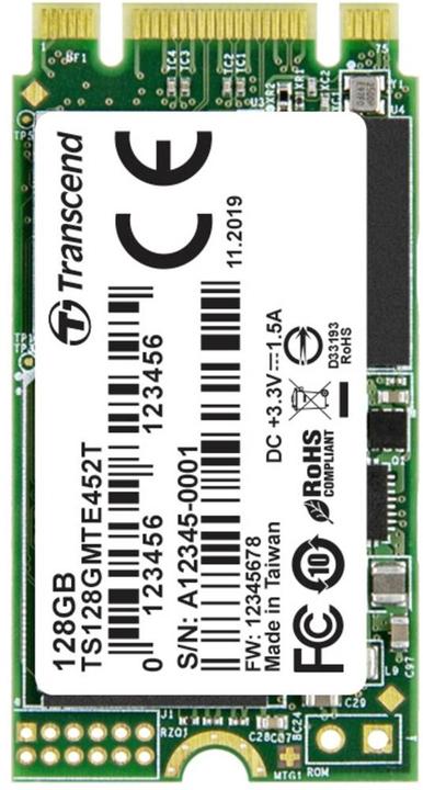 Produktbild Transcend Interne M.2 PCIe NVMe SSD 2242 MTE452T (128 GB, M.2 2242)