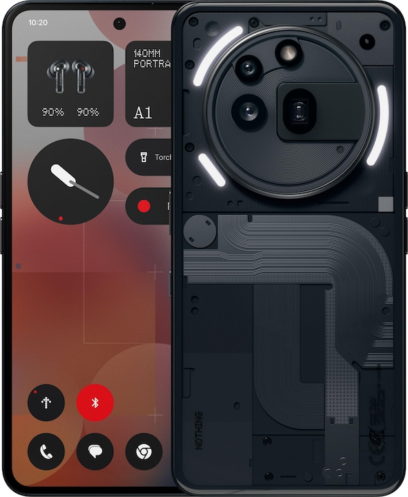 Nothing Phone (3a) Pro (256 GB, Black, 6.77", SIM + eSIM, 50 Mpx, 5G)