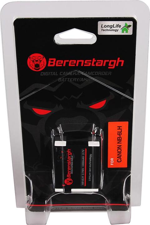Image du produit Berenstargh Akku f. Canon NB-6L Digital Ixus 85 IS NB-6L IXY 25 IS NB-6L PowerShot (Batterie de l'appareil photo)
