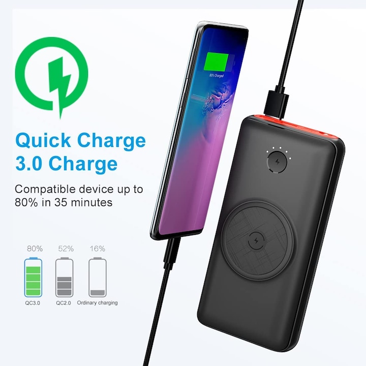 Produktbild Jiga Tragbares Ladegerät (30000 mAh, 10 W, 111 Wh)