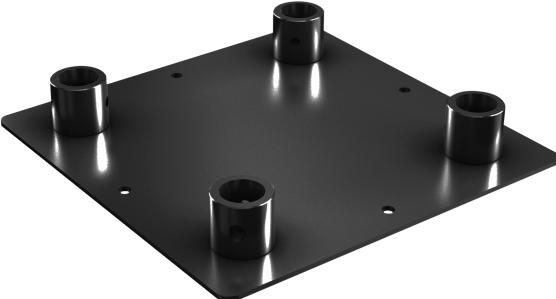 Produktbild Milos Systems Pro-30 Square F Truss - Square Base Plate Female FWPQ - black - F