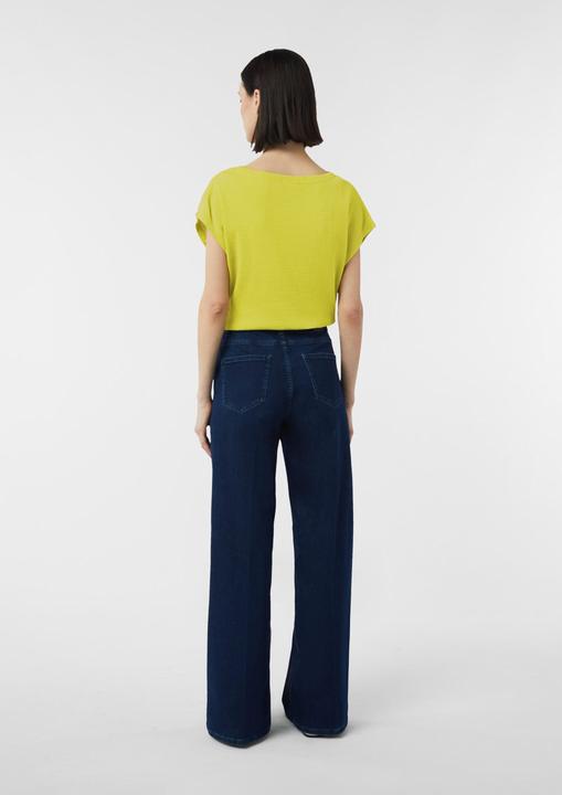 Actual product image Comma T-Shirt Relaxed-Fit-Shirt mit Struktur und V-Ausschnitt (32)