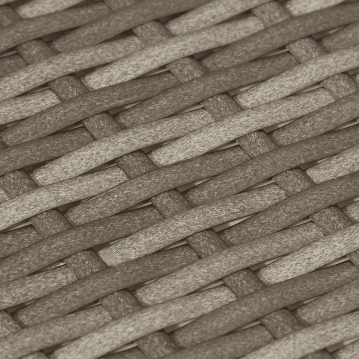 Produktbild vidaXL Gartenmöbel Essgruppe Gartengarnitur Sitzgruppe 17tlg. Grau Poly Rattan (330 cm)