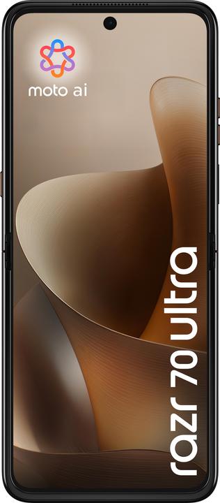 Actual product image Motorola Razr 70 Ultra 7inch 16GB 512GB (512 GB, Cocoa, 6.96", Dual SIM, 5G)