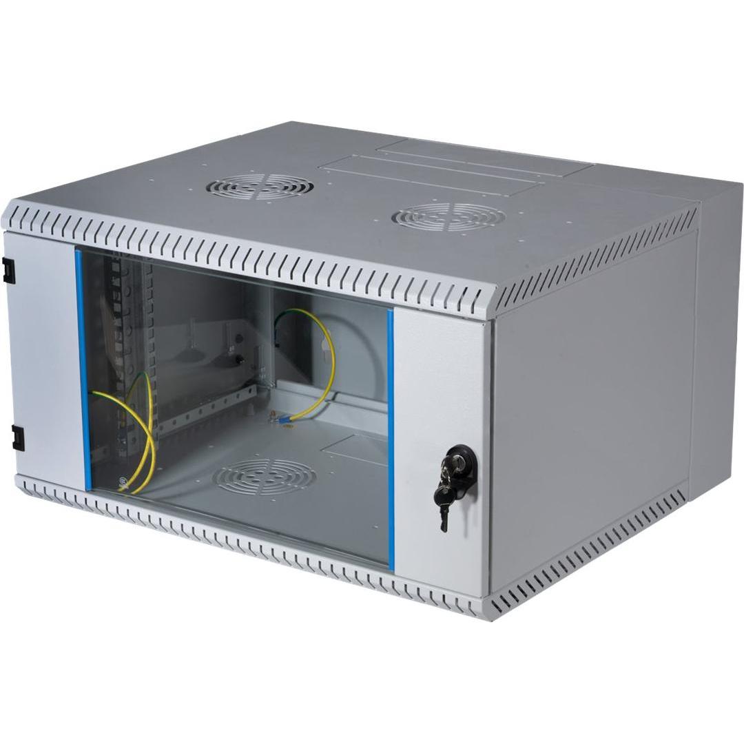 EFB Elektronik 19" Wandgehäuse 21HE, schwenkend, 2-teilig, RAL7035, Tiefe 600 mm (21 HE, 19 Zoll Rack), Serverschrank, G...