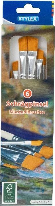 Stylex Brush set of 6 slanted brushes (0.01 mm)
