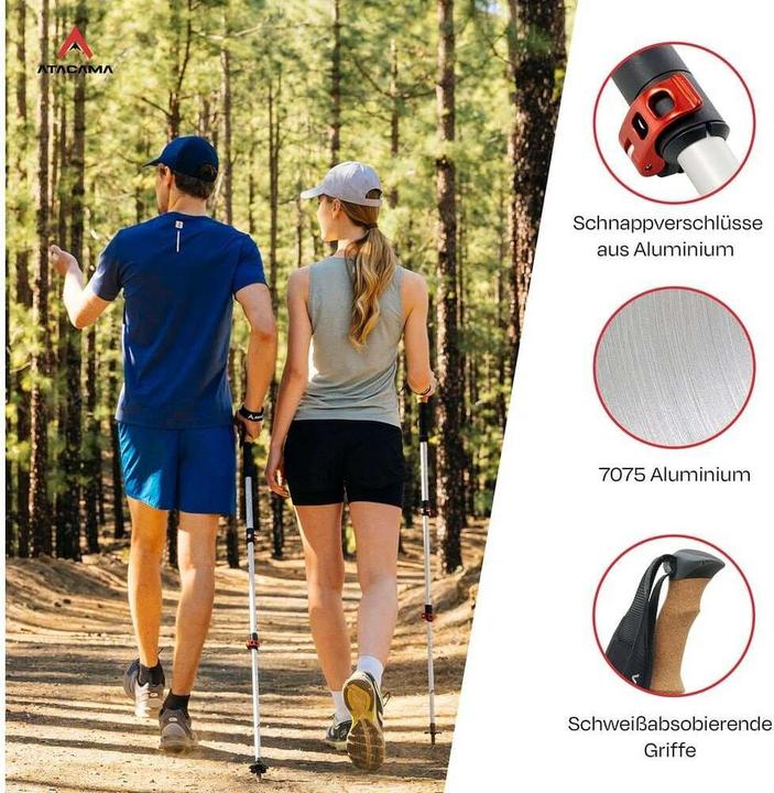 Produktbild Atacama Nordic Walking Stöcke 110-135 cm (110 - 135 cm)