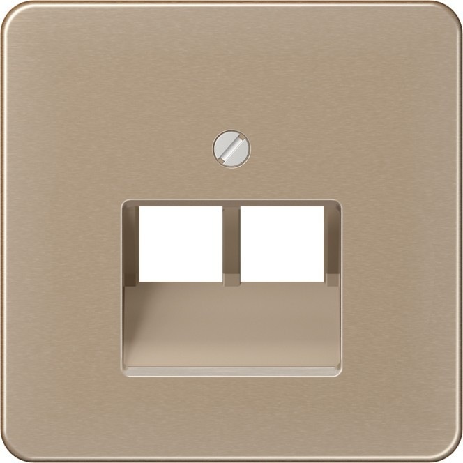 Produktbild JUNG Zentralplatte UAE/IAE 2f CD go/brz glz CD569-2UAGB