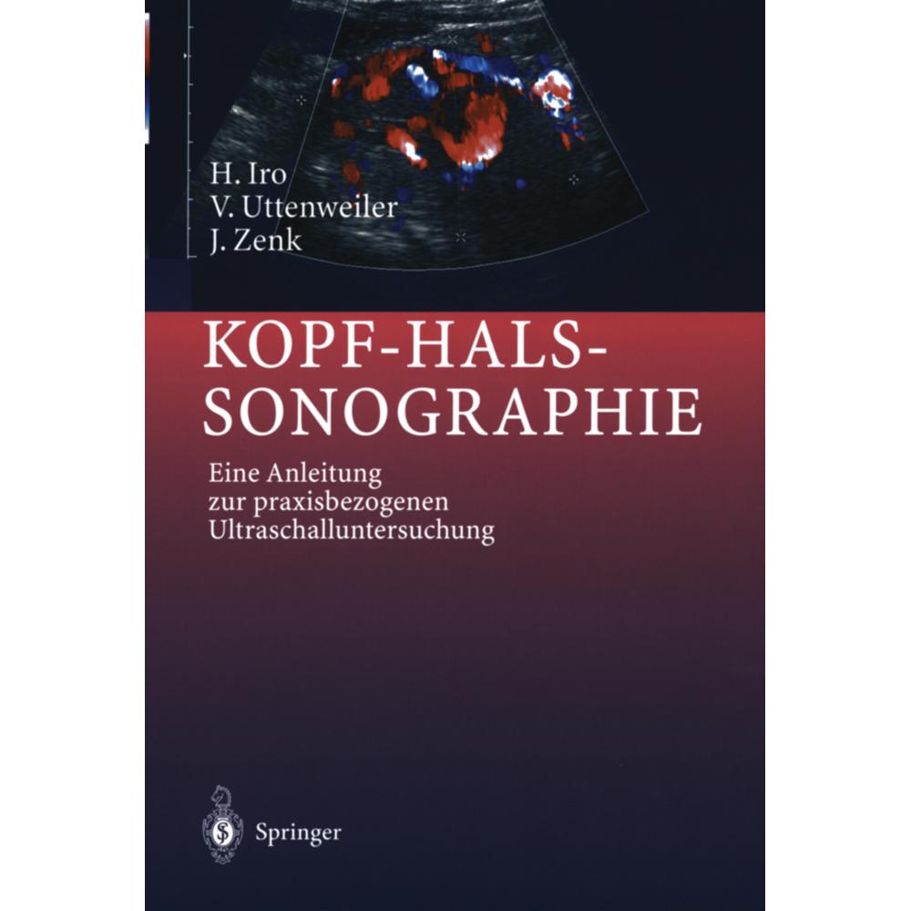 Kopf-Hals-Sonographie, Fachbücher von V. Uttenweiler, Heinrich Iro, J. Zenk