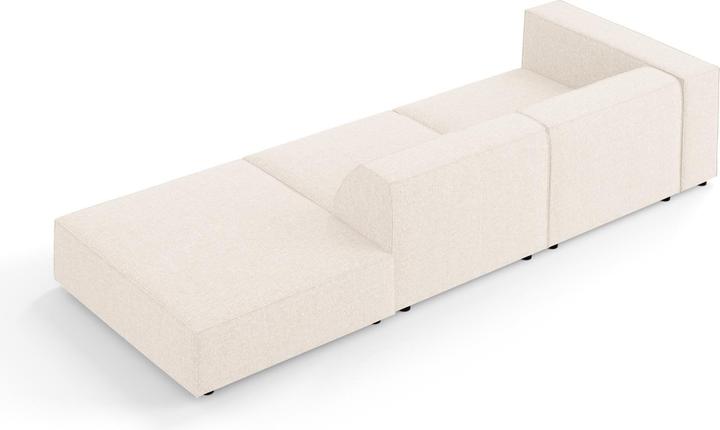 Actual product image Cosmopolitan Design Right Sofa, "Arendal", 4 Seats, Light Beige, 262x102x70 Made in Europe