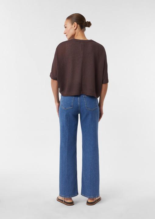 Produktbild Comma T-Shirt Kurzer Strickcardigan aus Viskosemix mit Fledermausärmeln (34)