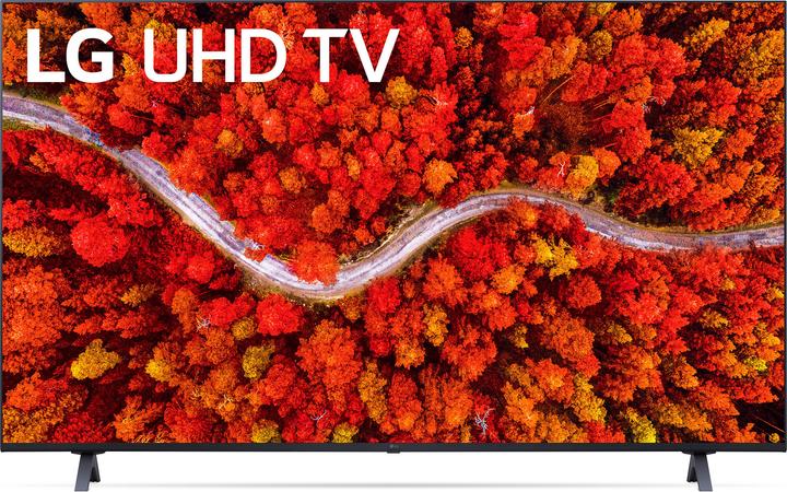 Produktbild LG 65UP80009LA.AEU sw LED-TVUHD Multituner Smart PVR ActiveHDR (65", LCD, 4K, 2020)