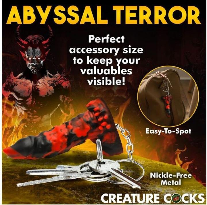 Produktbild Frisky Feuer Dämon Silikon Schlüsselanhänger