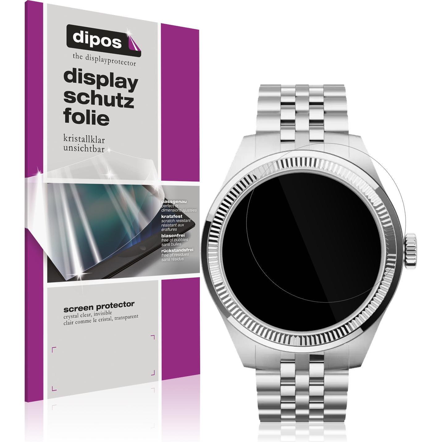 Dipos Schutzfolie Klar für Withings ScanWatch Nova Brilliant, Smartwatch Schutzfolie, Transparent