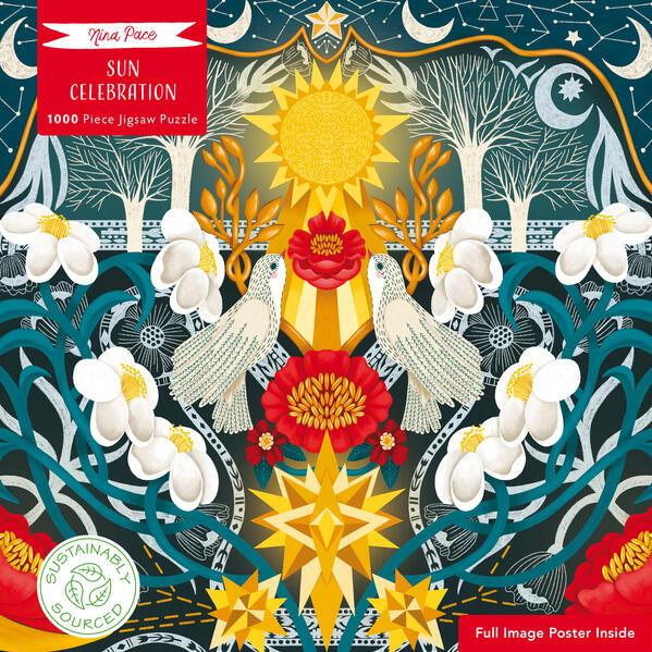 Adult Sustainable Jigsaw Puzzle Nina Pace: Sun Celebration (1000 pièces)