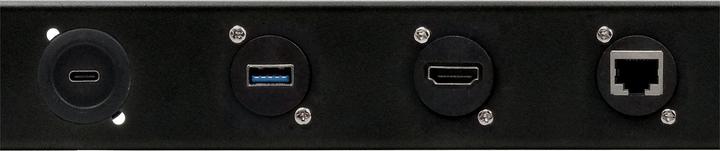 Actual product image Exsys 19" Rack panel, 1U, 8x D-type (XLR)