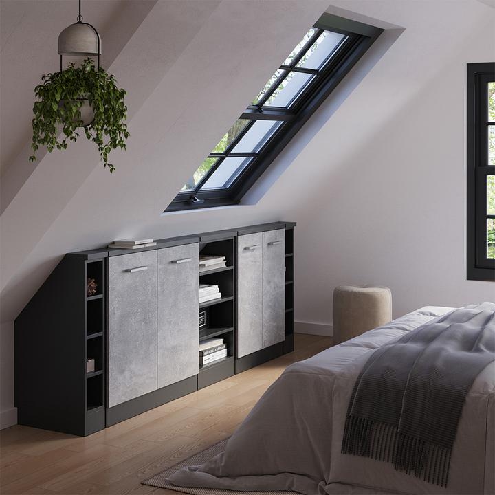 Produktbild Vicco Küchenschrank für Dachschrägen R-Line (210 x 46 x 81.60 cm)